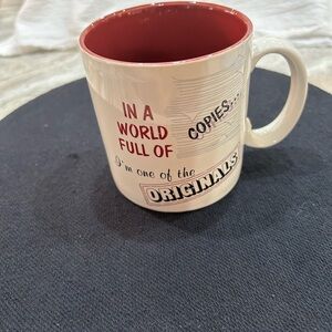 RUSS Berrie & Co White and Red Mug.